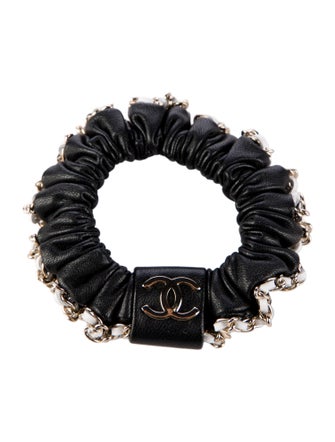 Chanel Interlocking CC Scrunchie