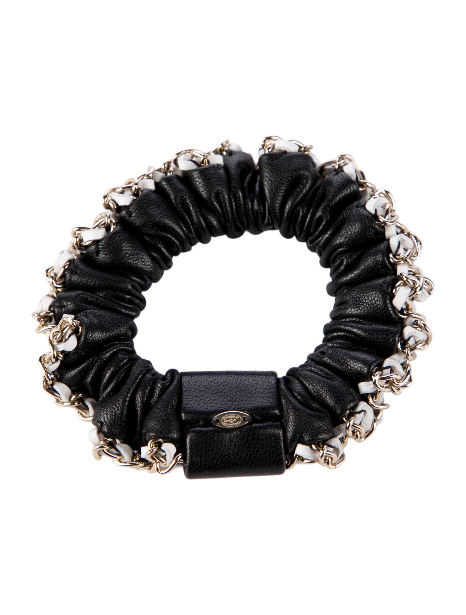 Chanel Interlocking CC Scrunchie