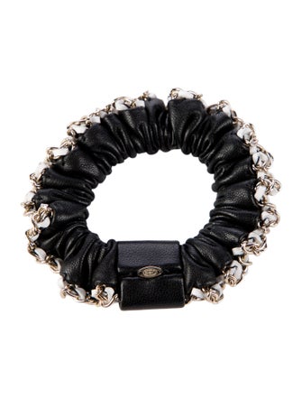 Chanel Interlocking CC Scrunchie
