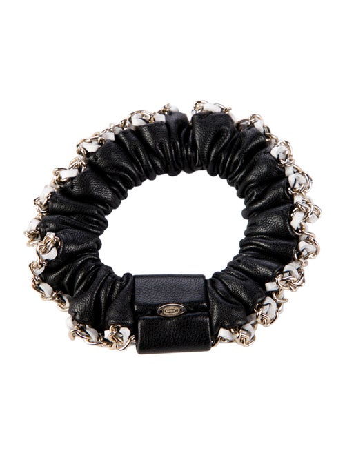 Chanel Interlocking CC Scrunchie