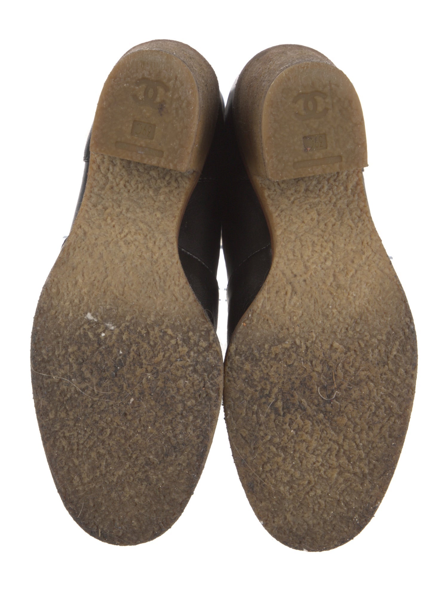 Chanel Interlocking CC Logo Lambskin Boots