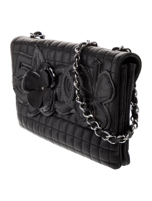 Chanel Square Quilt Camellia No. 5 Flap Bag