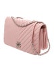 Chanel Studded Chevron Quilted Flap