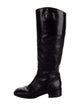 Chanel 2013 Interlocking CC Logo Riding Boots