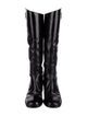 Chanel 2013 Interlocking CC Logo Riding Boots