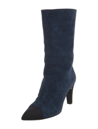 Chanel 2017 Interlocking CC Logo Boots