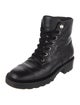 Chanel 2021 Interlocking CC Logo Combat Boots