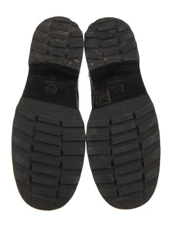 Chanel 2021 Interlocking CC Logo Combat Boots