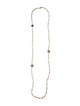 Chanel Faux Pearl & Resin CC Beaded Necklace