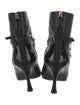 Chanel Interlocking CC Logo Leather Lace-Up Boots