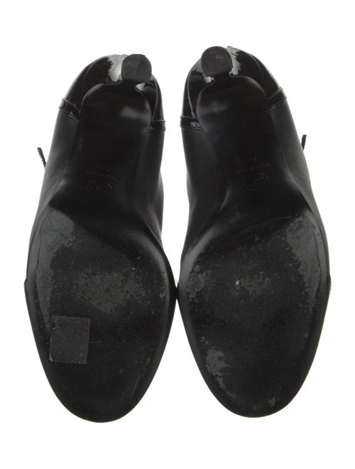 Chanel Interlocking CC Logo Leather Lace-Up Boots