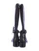 Chanel Interlocking CC Logo Leather Riding Boots
