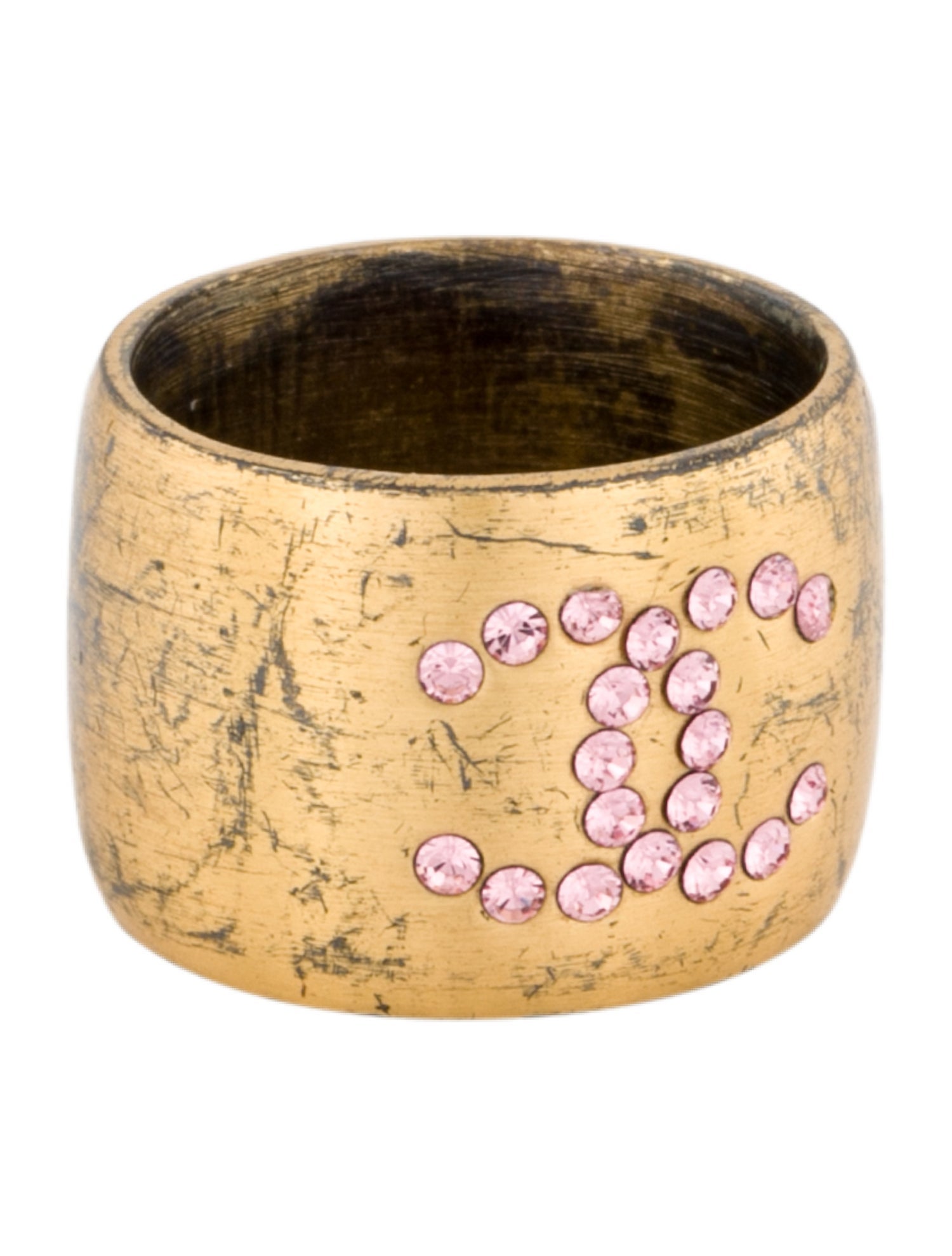 Chanel Strass CC Heart Band