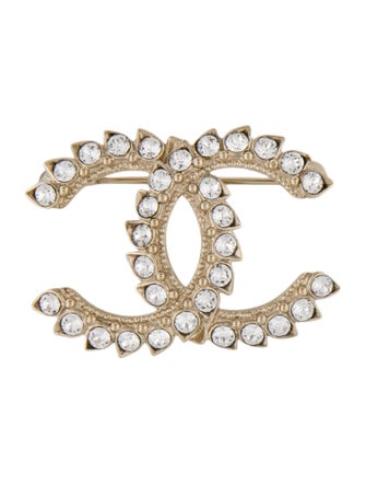 Chanel 2020 Dazzling Wheat CC Brooch