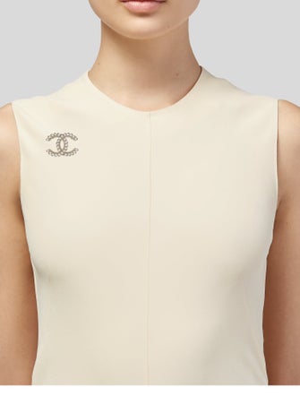 Chanel 2020 Dazzling Wheat CC Brooch