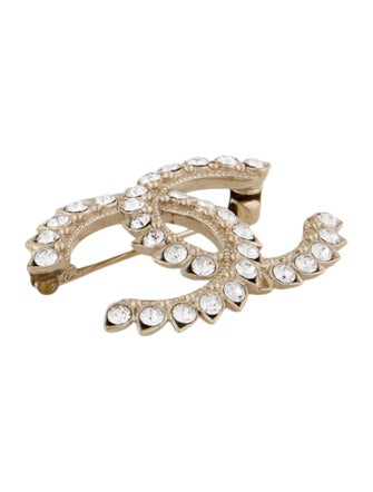 Chanel 2020 Dazzling Wheat CC Brooch