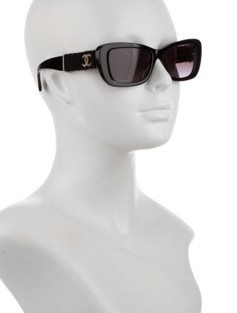 Chanel Interlocking CC Logo Square Sunglasses