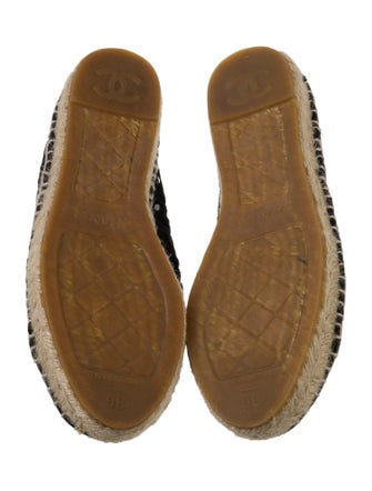 Chanel Interlocking CC Logo Mesh Espadrilles