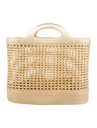 Chanel Raffia CC Tote