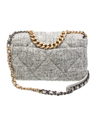 Chanel 2021 Medium Tweed 19 Flap Bag
