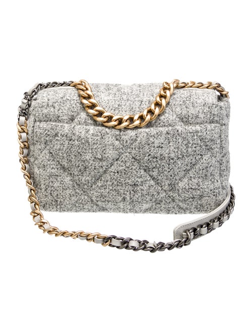 Chanel 2021 Medium Tweed 19 Flap Bag
