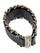 Chanel Leather Chain CC Wrap Bracelet