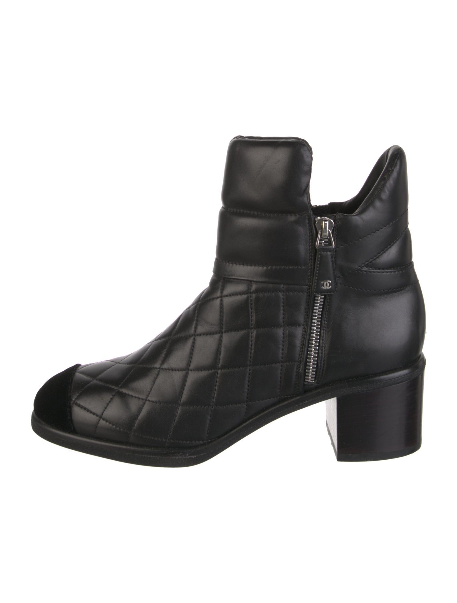 Chanel 2013 Interlocking CC Logo Boots