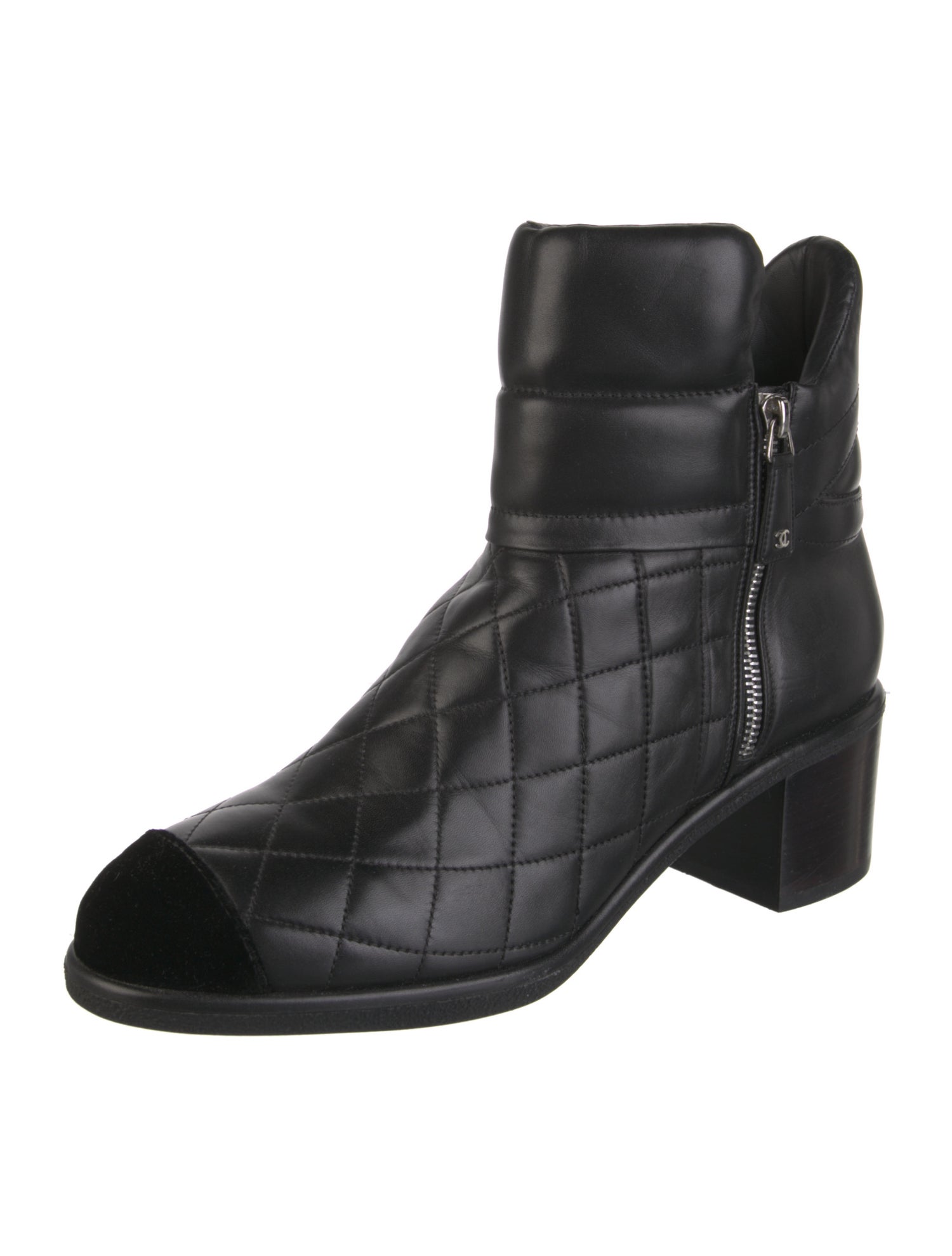 Chanel 2013 Interlocking CC Logo Boots