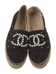 Chanel Interlocking CC Logo Suede Espadrilles