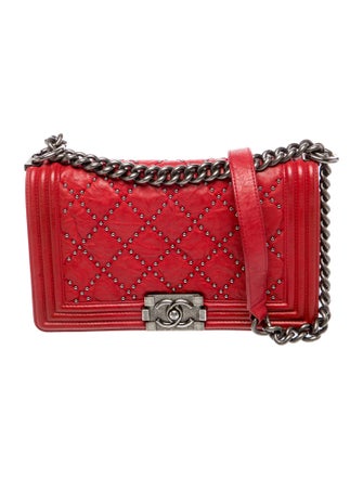 Chanel Medium Studded Boy Bag