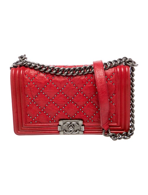 Chanel Medium Studded Boy Bag