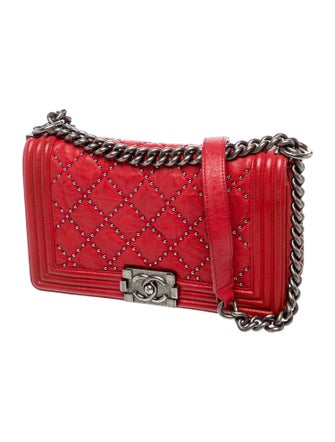Chanel Medium Studded Boy Bag