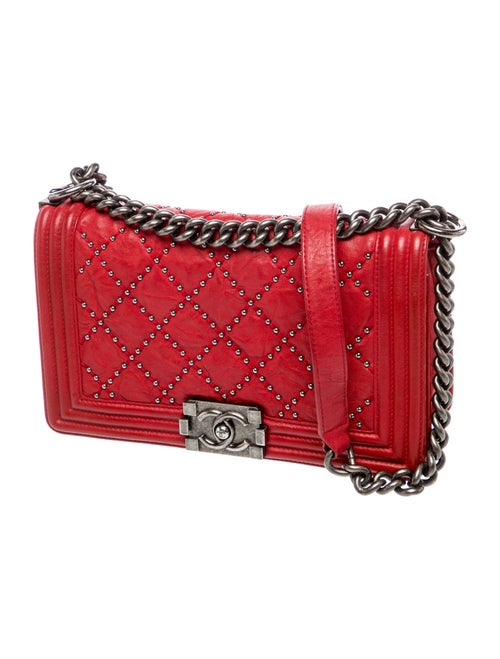 Chanel Medium Studded Boy Bag