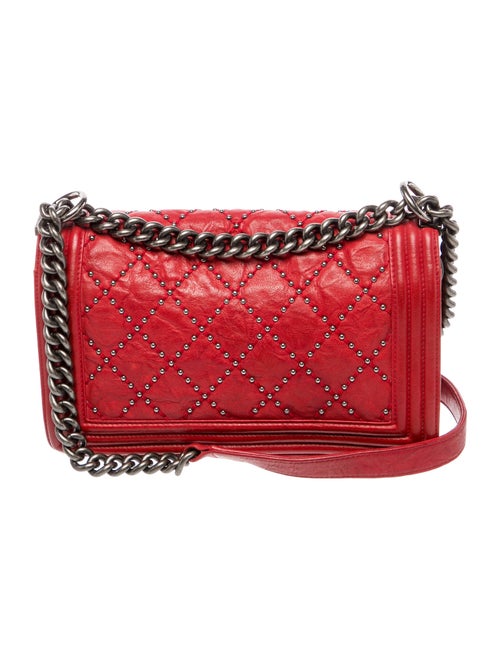 Chanel Medium Studded Boy Bag