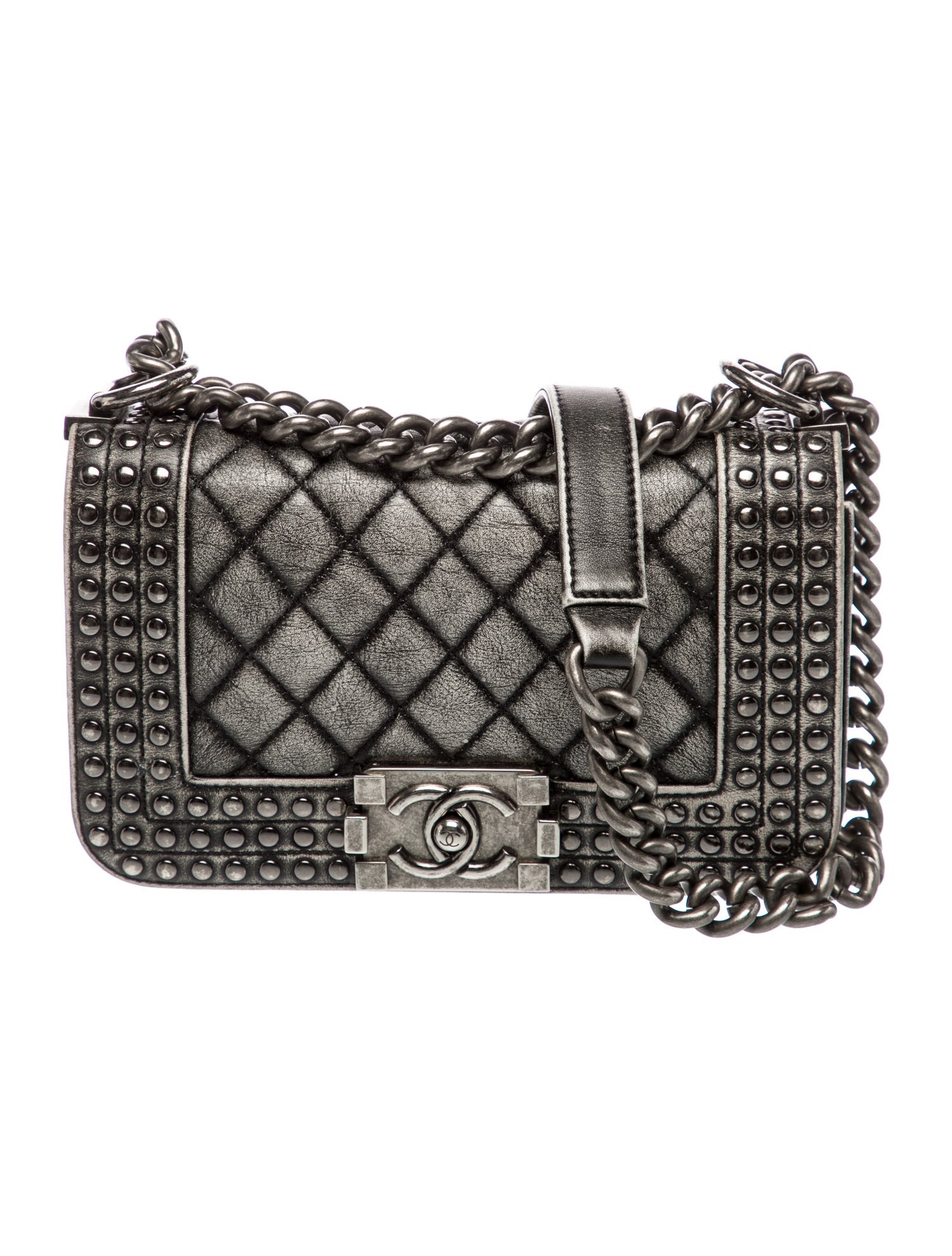Chanel Paris-Dallas Studded Small Boy Bag