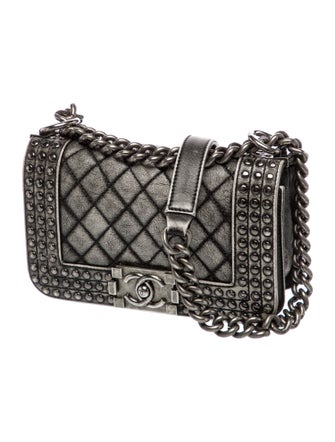 Chanel Paris-Dallas Studded Small Boy Bag