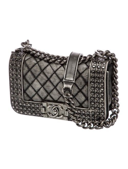Chanel Paris-Dallas Studded Small Boy Bag