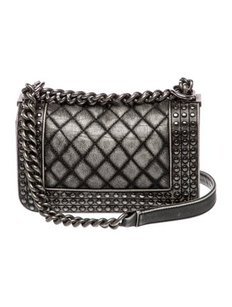 Chanel Paris-Dallas Studded Small Boy Bag