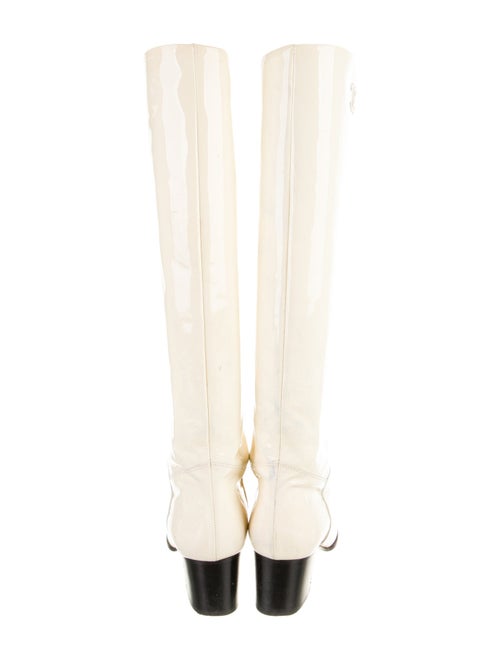 Chanel 2008 Interlocking CC Logo Riding Boots