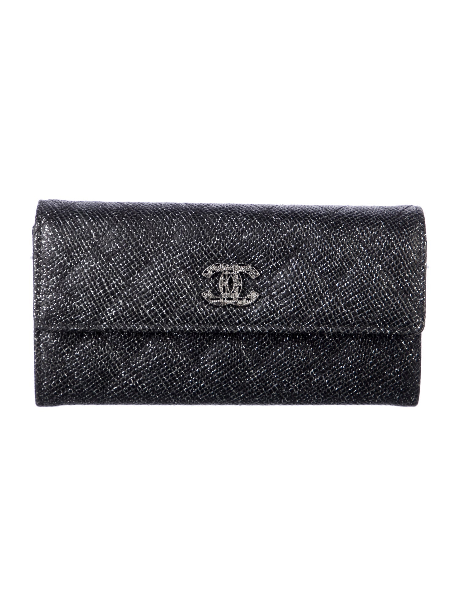Chanel 2014 Interlocking CC Logo Continental Wallet