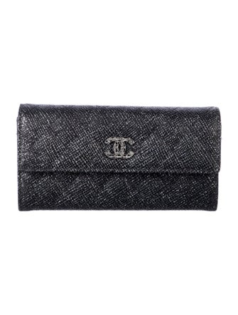 Chanel 2014 Interlocking CC Logo Continental Wallet