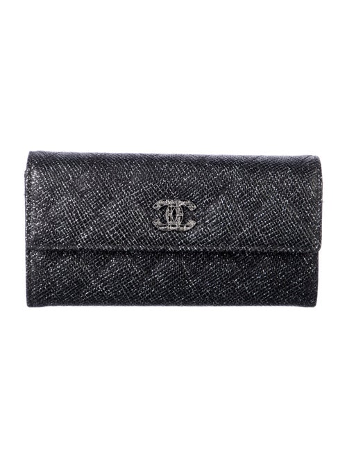Chanel 2014 Interlocking CC Logo Continental Wallet