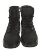 Chanel Interlocking CC Logo Nylon Combat Boots