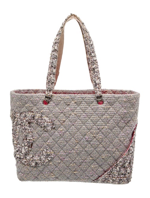Chanel Tweed Ligne Cambon Tote