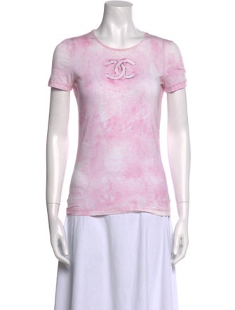 Chanel 2008 Tie-Dye Print T-Shirt