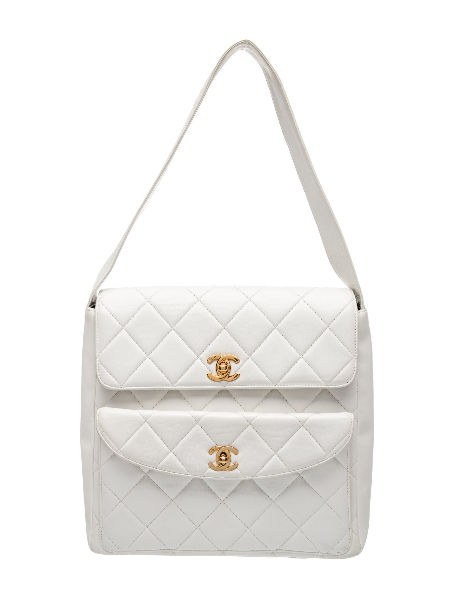 Chanel Double Pocket Shoulder Bag