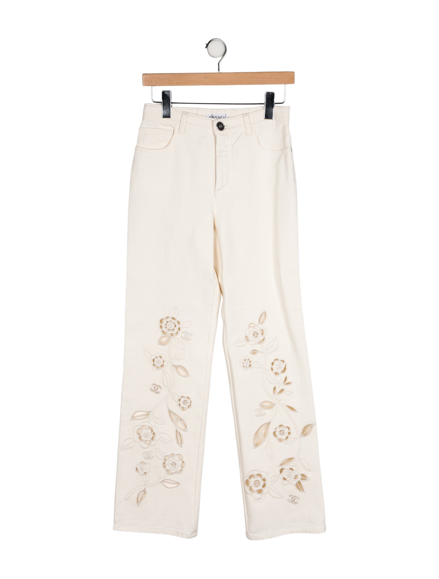 Chanel 2024 Wide Leg Jeans
