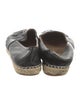 Chanel Interlocking CC Logo Lambskin Espadrilles