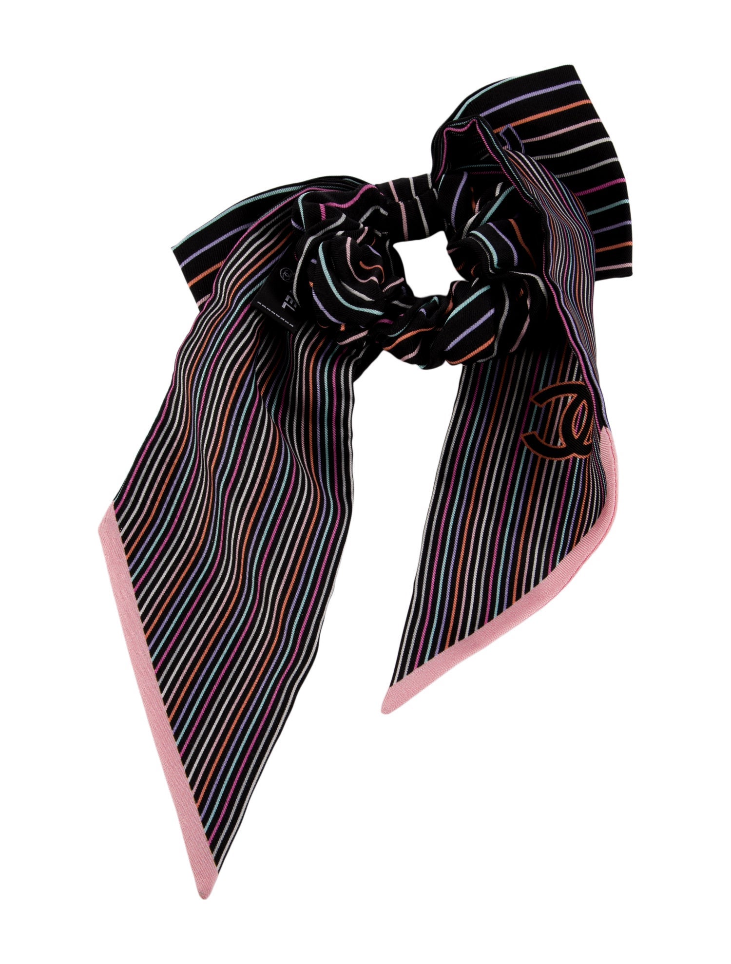 Chanel Silk Hair Scrunchie
