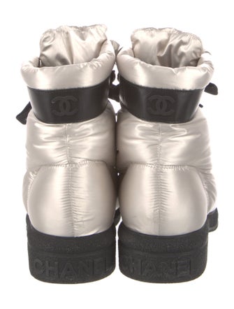 Chanel 2018 Coco Neige Lace-Up Boots
